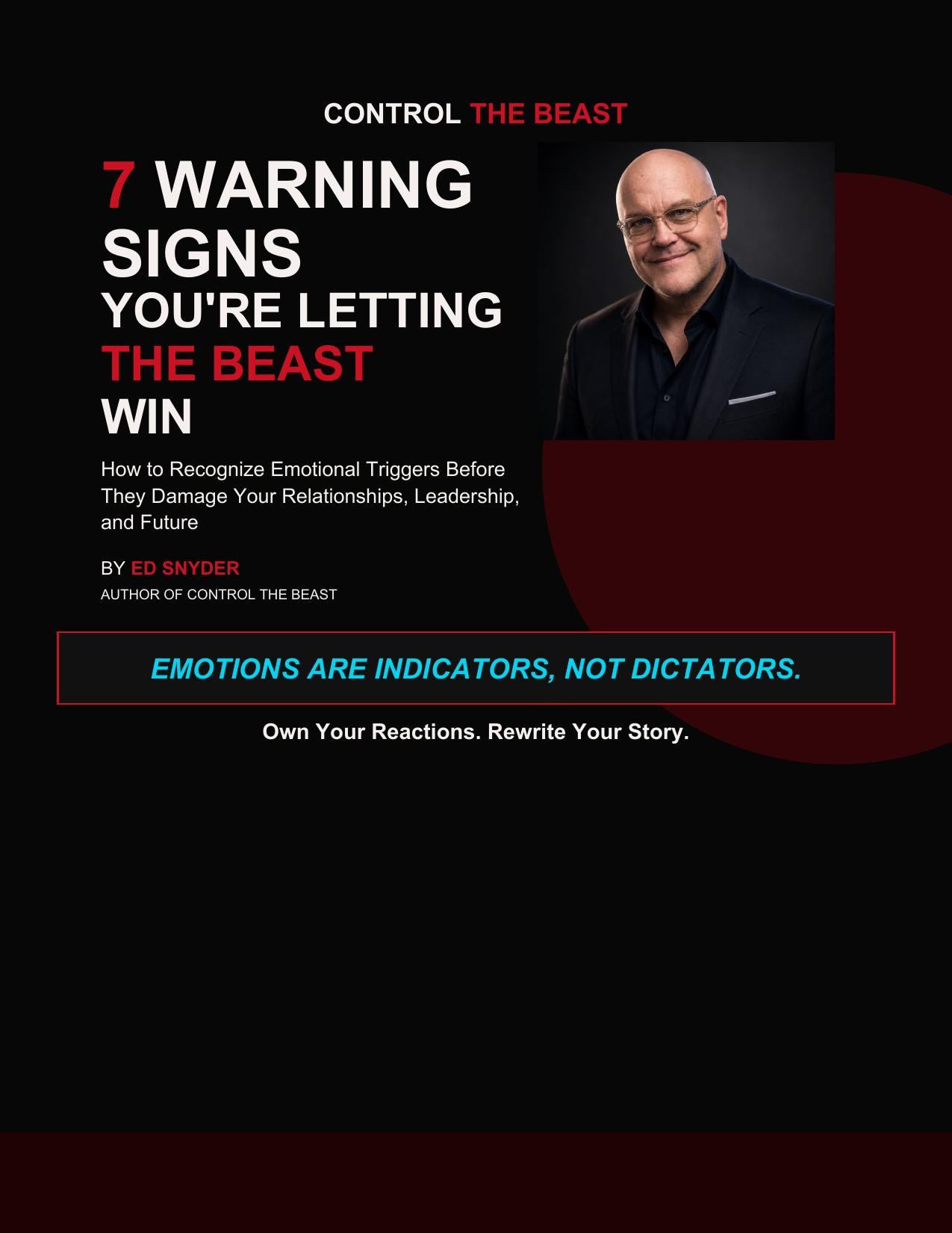 7 Warning Signs You're Letting The Beast Win
